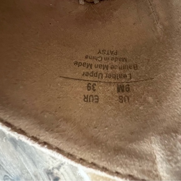 Sam Edelman Patsy Espadrille Woven Wedge Suede Ankle Wraparound Taupe Size 9 - Picture 8 of 9